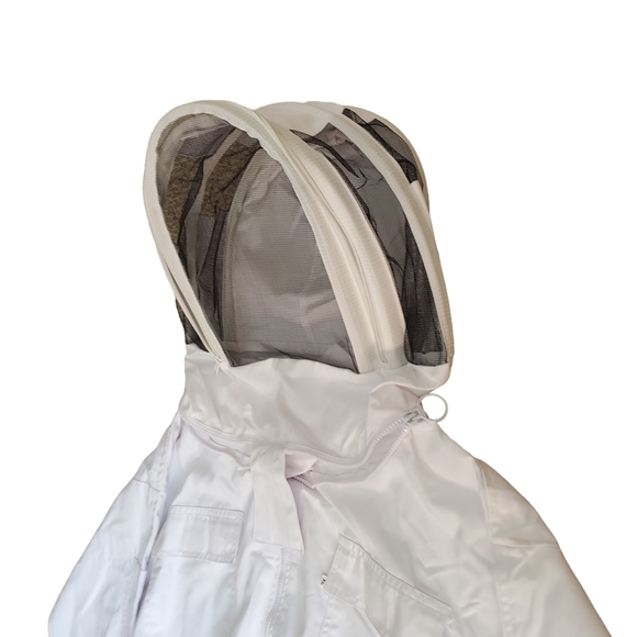 NWT Beekeepers 100% Cotton Coverall With Detachable Folding Veil Size XL - Picture 6 of 16